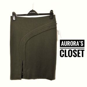 Bailey 44 M Olive Green Seattle Bodycon Pencil Skirt